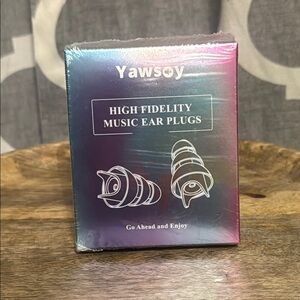 High fidelity music ear plugs still sealed in box